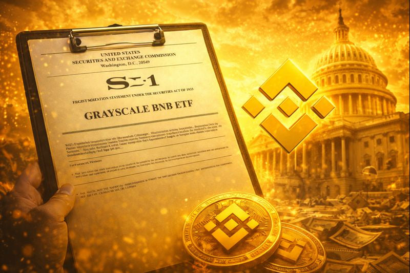 Grayscale dépose un dossier pour un ETF BNB : Wall Street veut désormais les “alts majeures”